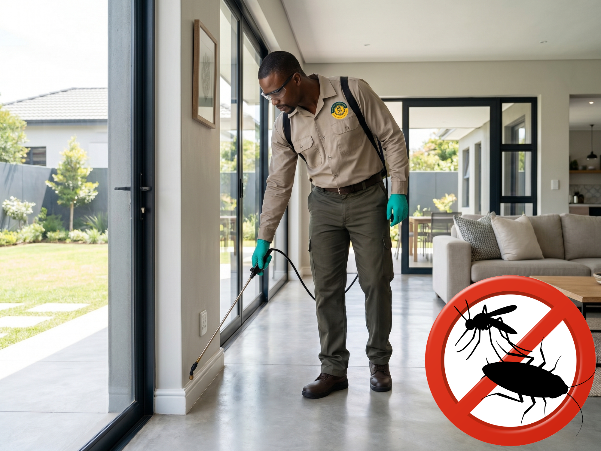 Professional control of crawling and flying insects