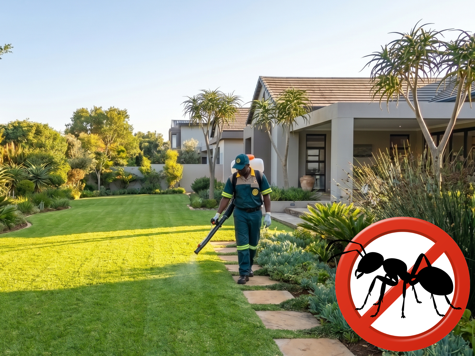 Professional lawn and garden pest treatment