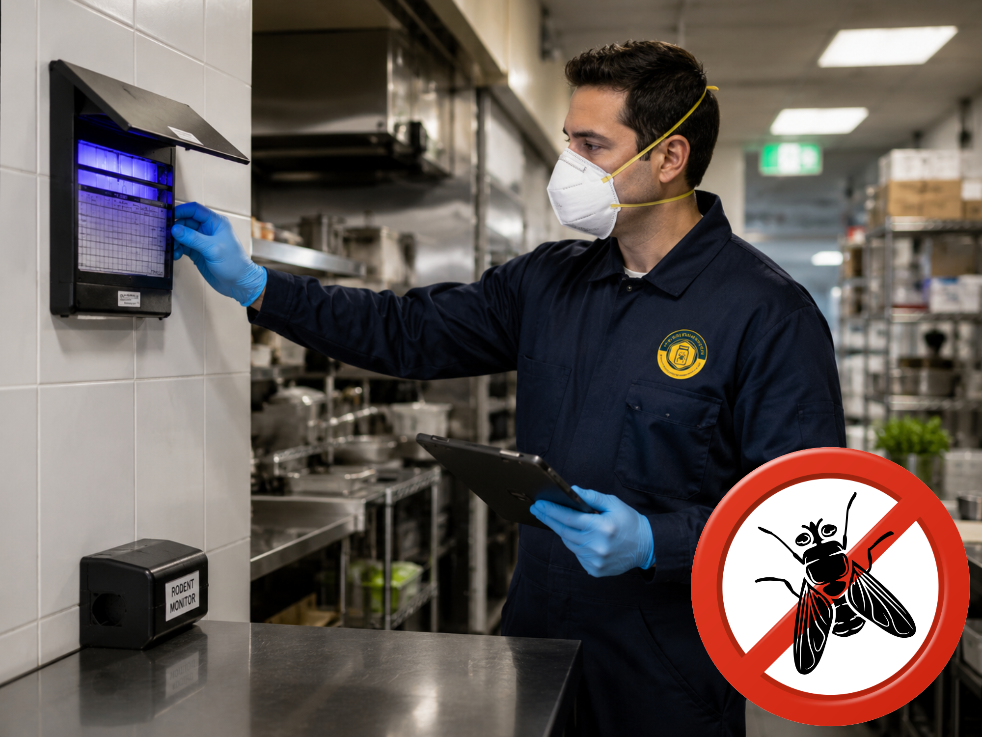 Commercial pest-management inspection and monitoring